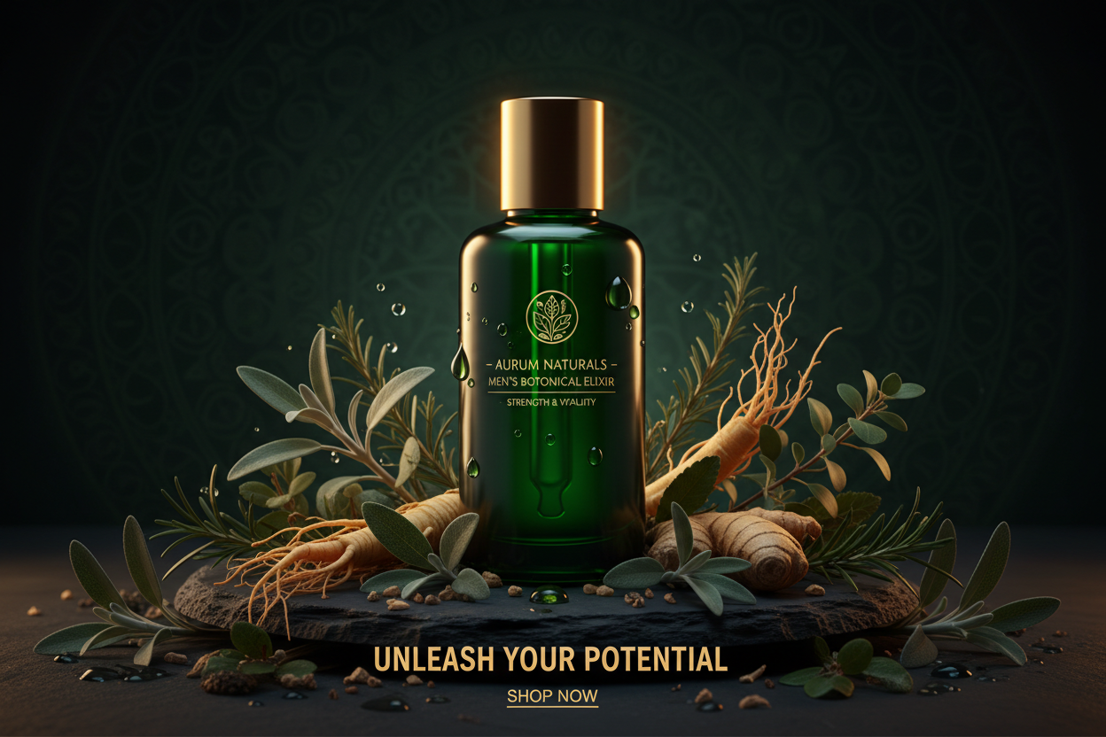 Premium Herbal Oil Hero Banner